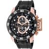 Invicta 'i-force' Orologio al quarzo in acciaio INOX e poliuretano casual, colore: Nero (Model: 19254)