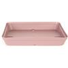 ARTEVASI Sottovaso Quadrato Capri 45 cm Tortora