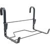 Louis Moulin - Supporto per fioriera con Gancio in Ferro Piatto, 35 x 18 cm, Colore: Grigio martellato