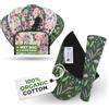 Natissy Salvaslip Riutilizzabili in Cotone Biologico per Donna, Lavabili, Traspiranti, Morbidi, Senza Odori e Senza PUL - Set 7 pz Tanga - Made in EU