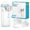 OLEKE Aerosol Portatile Silenzioso con 2 Maschere e Boccaglio, USB Ricaricabile