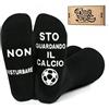 BONANGEL Calze Uomo Divertenti Calzini Fantasia 39-46 Cotone Antiscivolo Calcio Compleanno Regalo Per per la Festa del Papà Nonno Fidanzato