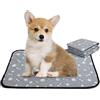 Nobleza 2 Pezzi Tappetini Lavabili per Cani, 60x45 cm Tappetini Assorbenti per Cani, Riutilizzabili Tappetini Igienici per Cani, Addestramento Tappetini per Gatti, Cani