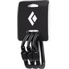 Black Diamond Unisex Hotforge Screwgate Karabiner 3er Pack, black, OneSize