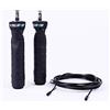 PULLUP & DIP Corda per saltare Fitness con Cuscinetto a Sfera professionale e Impugnature antiscivolo, Corda regolabile, Rivestimento in PVC per Resistenza, MMA, Corda d'acciaio di 3m
