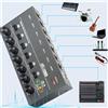 Mixer audio Mixer stereo compatto a 6 ingressi Mixer di linea stereo a 6