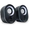 EQUIP 245333 - SPEAKER 2.0 - 6W - USB-A POWER - BLACK / WHITE