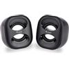 EQUIP 245330 - SPEAKER 2.0 - 6W - USB-A POWER - BLACK / WHITE