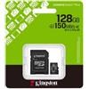 Micro SD 128GB Kingston Cl10 Canvas S.Plus SDCS3/128GB +Ad.SD