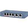 HIKVISION DS-3E0106HP-E - UNMANAGED SWITCH 4PT POE 10/100 2PT UPLINK 1PT HI-POE 60W