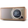 SHARP DR-450(BR) - RADIO DIGITALE - DAB/DAB+ - LCD MONOCROMATICO - 6W - BLUETOOTH - CHASSIS IN LEGNO