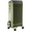 RADIATORE AD OLIO CURVY 9 RETRO' 9 ELEMENTI AR4R09VIN VERDE 2000W
