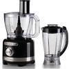 ARIETE MODERNA GOURMET PRO (NERO) (1782/02) - ROBOT DA CUCINA MULTIFUNZIONE 3 LT - 1000W