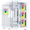 CASE GAMING DARK CAVE AKU - NO ALIMENTATORE - ARGB FAN - BIANCO (ITGCADCAKW)