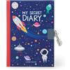 DIARIO SEGRETO LEGAMI SPACE CON LUCCHETTO MY SECRET DIARY DIA0012