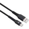VULTECH CS-TAC12BK - CAVO SMARTPHONE IN TPE USB TO TYPE-C 1,2M 3.0A 60W - NERO