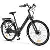 ARGENTO OMEGA (AR-BI-220013) CITY E-BIKE (BLACK) - BICICLETTA ELETTRICA - RUOTE 28" - MOTORE BAFANG