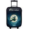 NoBoringSuitcases.com NoBoringSuitcases© Valigia Per Bambini Personalizzato Con Un Nome Bagaglio | 48x31x19 cm - Ultraleggero Trolley A Mano Rigidi LED Ruote Valigie Neonato - Ragazze - Notte - Volo - Foresta