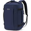 ECOHUB Zaino Ryanair 40x30x20 cm con Scomparto Porta PC 3D per PC 14/15.6 | con Tasca Antifurto, 10 Tasche e Cerniere SBS, Resistente all'Acqua e Leggero, per Uomo e Donna, da Viaggio Lavoro, Blu