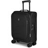 Victorinox Crosslight Global Softside Carry-On, Valigia da Cabina, Trolley, Espandibile, 20 x 40 x 55 cm, Nero