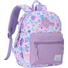 VASCHY Zainetto Asilo Bambina 2-4 Anni,con Fascia Toracica,Fiori Pastello | Leggera Zaino Bambina con Portanome,Zaino Scuola Materna Bambina Ideale per Campeggio/Regalo/Viaggio/Gita