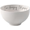 Villeroy & Boch - Statement scodella Amazing not perfect 14x14x8cm, ciotola di porcellana bianca