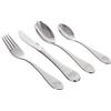 Gedalabels Bruco Nimmersatt 19409 Set di Posate per Bambini, 4 Pezzi, Acciaio Inossidabile, Multicolore, 21 x 14 x 2.5 cm