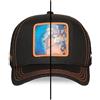 Capslab Cappello Trucker Naruto Uzumaki NS5 KAG | Unisex Adulto, Stile Trucker Traspirante, Visiera Curva, Chiusura Snapback, Retro in Rete Nera