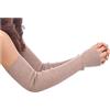 SHUAICJ Manicotto Braccio Autunno Inverno 50 cm Braccioli da Donna Scaldatori a Braccio in Lana Lavorato a Maglia Manica Arm Solo Superfine Lungo Guanti Senza a Maglia Manicotto Braccio Donna(Camel)