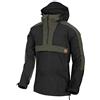 Helikon-Tex Uomo Woodsman Anorak Giacca Nero/Taiga Green Taglia XS (EU) / 2XS (US)