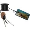 BJdfgE Telecamera subacquea biomimetica 3D avanzata for la pesca, dispositivo di ancoraggio visivo for pesci e rilevatore portatile mobile con lente HD impermeabile(20m Fish camera)