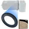 AMOPOFO Anello di inversione per obiettivo macro da 58 mm, compatibile con FX X Mount X-A5 X-A20 X-A10 X-A3 X-A2 X-A1 X-E2S X-E2 X-E1 X-T100 X-T10, con obiettivo filettatura filtro da 58 mm. Scatto macro (58