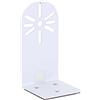 Generic Staffa di montaggio a parete Base Adesivo senza punzonatura Supporto per fotocamera Supporto per baby monitor Supporto per proiettore Staffa per fotocamera da parete Adattatore per interni