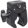 Wegiwuca Morsetto regolabile con due basi filettate da 1/4 per action camera su tubi rotondi diametro 15-50 mm clip supporto per telefono bici