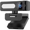 Sameuo Webcam G53L 2K, sensore CMOS, 20 Megapixel, acquisizione video MP4, micro SD, con telecomando, 1 anno di garanzia