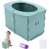 mobumeia Toilette per Bambini Portatile, Vasino per Bambini, Pieghevole Toilette per Bebè, Viaggi All'Aperto Allenamento Vasino, Adatto per Bambini di 12-36mese, per Interni ed Esterni