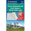 Kompass Karten GmbH KOMPASS Wanderkarte 2476 Parco Nazionale del Gran Sasso e Monti della Laga 1:50.000: Wander- und Fahrradkarte in einem - inklusive Offline-Verwendung in der KOMPASS-App. Wander-& Radwege.