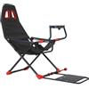 Generic Cabina di pilotaggio regolabile con sedile ergonomico pieghevole, compatibile con Xbox One, PS4 e PC