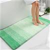 Homaxy zerbino Ingresso casa 60 x 120 cm,Tappeto Entrata Interno Resistente Sporco, Morbido e Lavabile Zerbino da Interni per Interno, Antiscivolo e Essorbente zerbino, verde