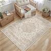 PureCozy Tappeto Salotto Vintage 80x150cm Beige