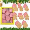 KARELLS Formine Biscotti,Stampi Biscotti Natale,Tagliabiscotti Natalizi Set,Formine per Natalein Plastica 3D,Formine per Biscotti Natale,Stampini biscotti natale,Stampini biscotti,Christmas Cookie Cutter