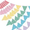 G2PLUS 10m Ghirlanda Bandierine Multicolore,Bandierine Bicolor