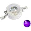 Cleiscry Chip LED ad alta potenza, 1 Watt, 3 Watt, super luminoso, emettitore di luce SMD, componenti, diodo, perline, chip fai da te (50 pezzi, 1-3 W UV (395-400 nm))
