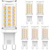CQTLED Lampadina LED G9 Luce Calda 3000K, 3W 520 LM, Sostituto della Lampadina alogeno da 50W, Alimentazione AC230V, Non Dimmerabile, Senza Sfarfallio, Confezione da 6