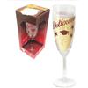 Generico DOR FLUTE bicchiere DOTTORESSA, laurea, BRILLANTINATO Rosso scatola regalo, H.20 cm