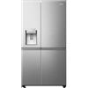 Hisense RS818N4TIE1 - Frigorifero, Americano Side By Side, 632L, Classe E, Larghezza 91cm x Altezza 179cm, Multi Air Flow, Congelamento Rapido, Dispenser Ghiaccio e Acqua, Motore Inverter