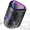 aowoka 2025 Cassa Bluetooth Portatili Senza Fili con Luce Led, Bluetooth 5.4, 24 Ore, Altoparlante Bluetooth Bassi Potente, Impermeabile IPX7, Speaker da Esterno per Viaggi, Sport, Feste, Ciclismo