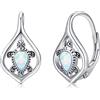 ZIPPICE Orecchini a cerchio a forma di tartaruga, in argento Sterling 925, per donne, ragazze, Argento sterling