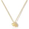 HANLI Collana Personalizzata Con Nome Cuore Iniziale H Donna Oro Placcato 14K Anallergici Leggeri Trendy Gioielli di Moda per le Donne