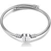 FGT Braccialetti a Manicotto con Lettera Cuore Iniziale A-Z per Donne, Nome Famiglia, Compleanno, Natale, in Acciaio Inox, Alfabeto, Misura unica, Acciaio inossidabile, Nessuna pietra preziosa